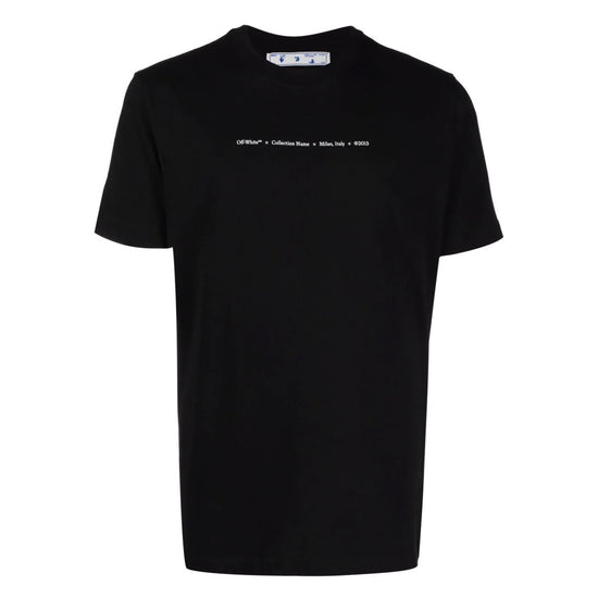 Off-white Tornado Arrow S/s Slim Tee Mens Style : Omaa027f21jer0101084