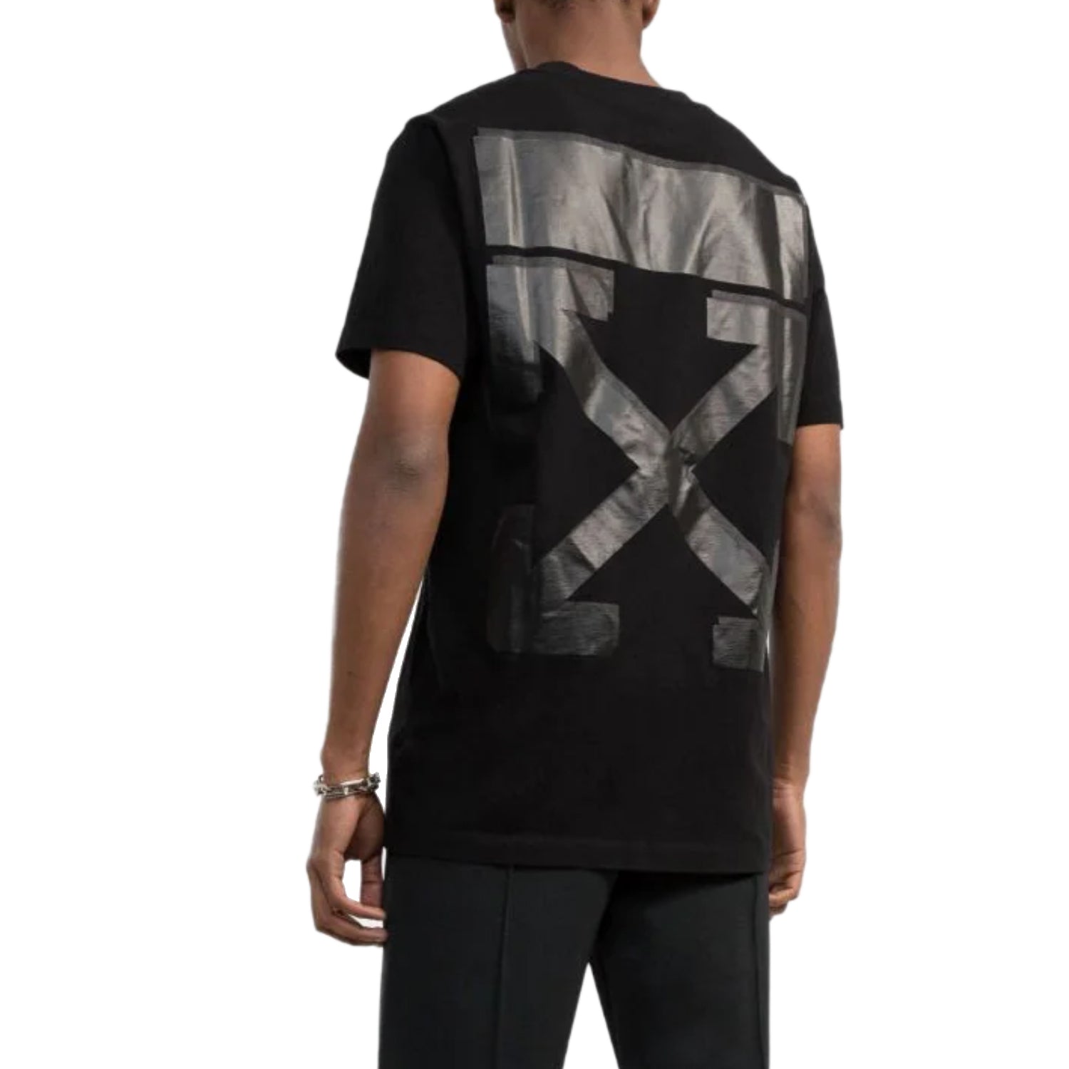 OFF-WHITE Rubber Arrows Slim Fit T-Shirt Black/Black