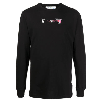 Off-White Acrylic Arrow L/S T-Shirt Black