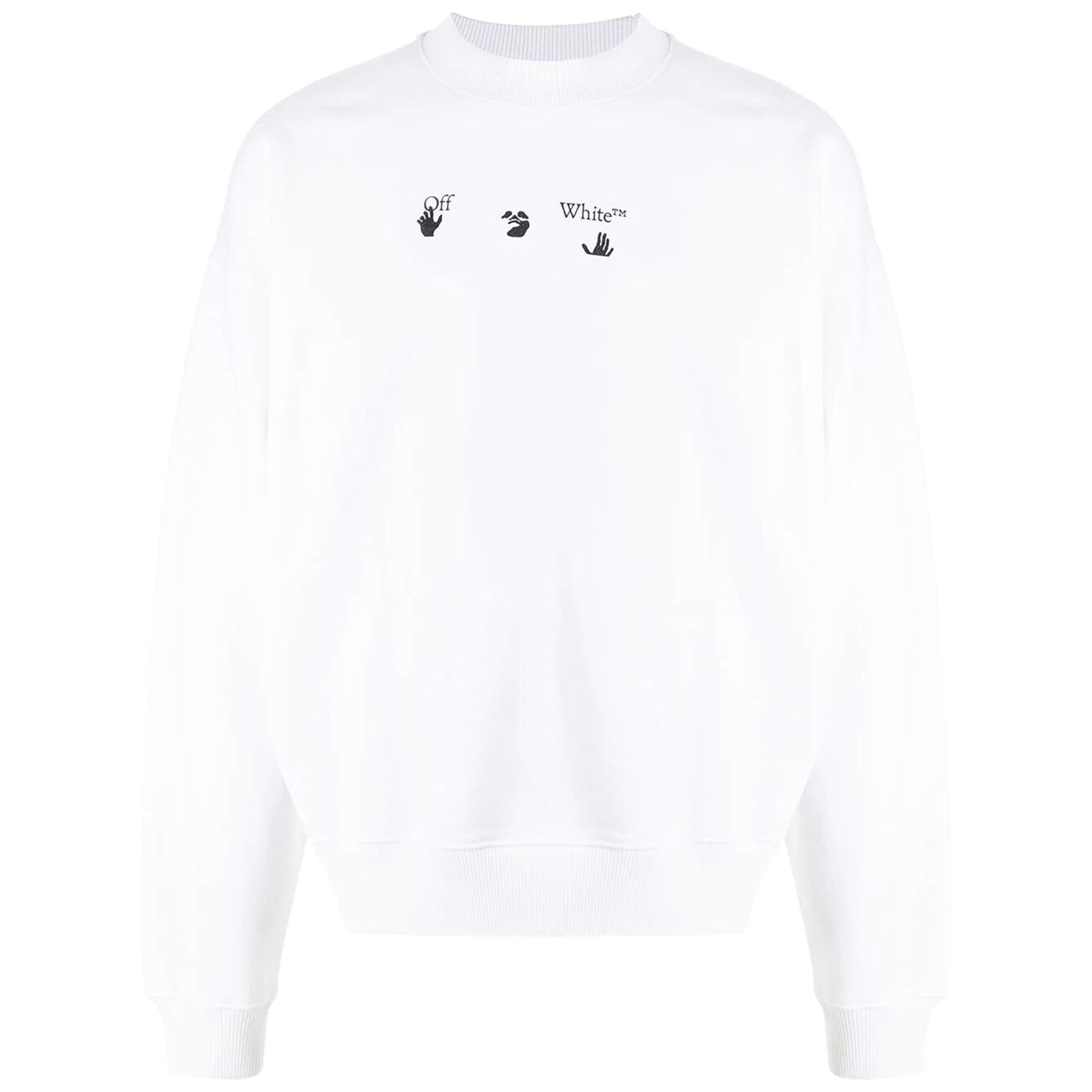 OFF-WHITE Marker Arrows Long Sleeve T-Shirt White Blue