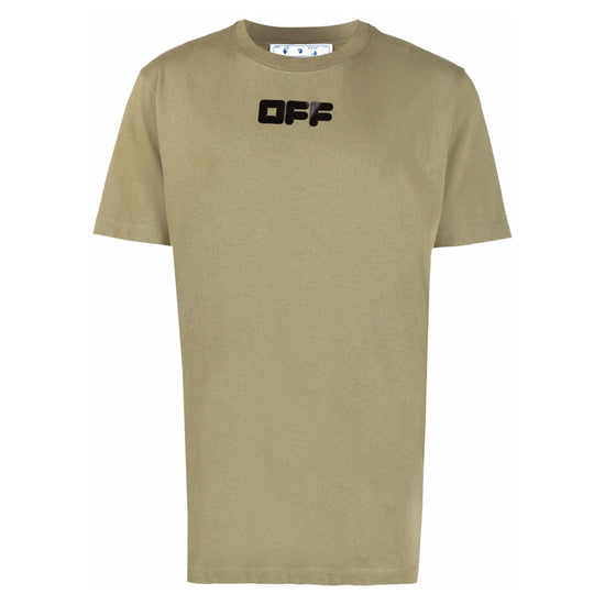 Off-white Arrows Font S/s Slim Tee Mens Style : Omaa027f21jer0035510