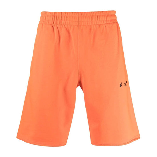 Off-white Diag Ow Logo Sweatshorts Mens Style : Omci006f21fle0022010