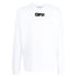 Off-white Arrows Font L/s Skate Tee Mens Style : Omab064f21jer0050110