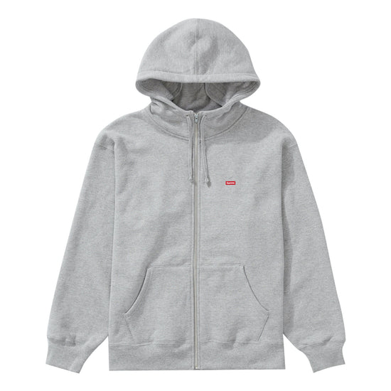 Supreme Small Box Facemask Zip Up Hooded Sweatshirt (FW21) Heather Grey