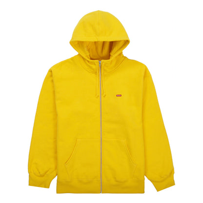 Supreme Small Box Facemask Zip Up Hooded Sweatshirt Yellow