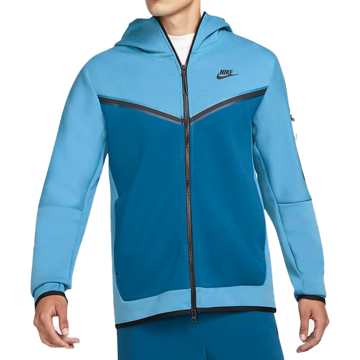 Nike Tech Fleece Hoodie Dutch Blue/Court Blue/Black