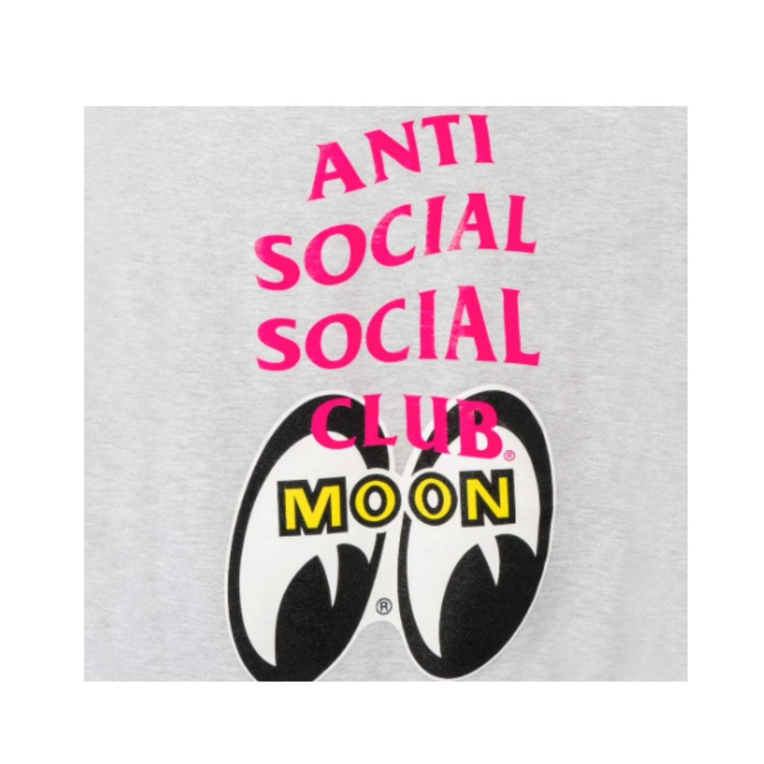 Anti Social Social Club X Mooneyes Stacked Hoodie Heather Grey
