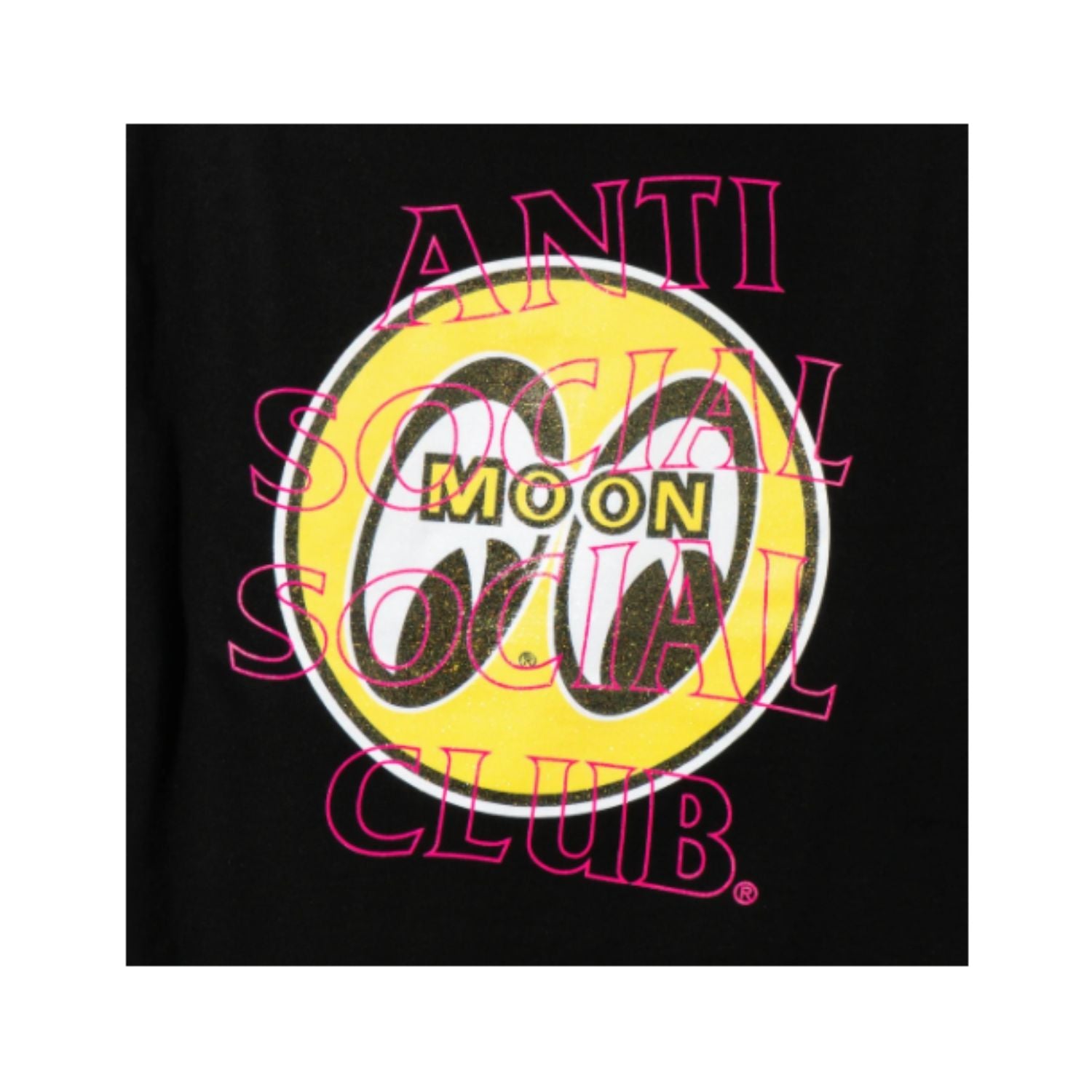 Anti Social Social Club X Mooneyes Stacked Hoodie black
