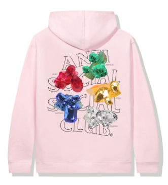 Anti Social Social Club Bussin Hoodie Pink7012873 NY Tent Sale
