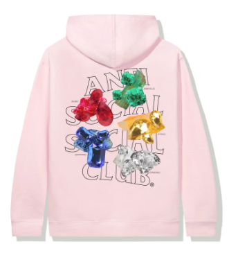 Anti Social Social Club Bussin Hoodie Pink7012873