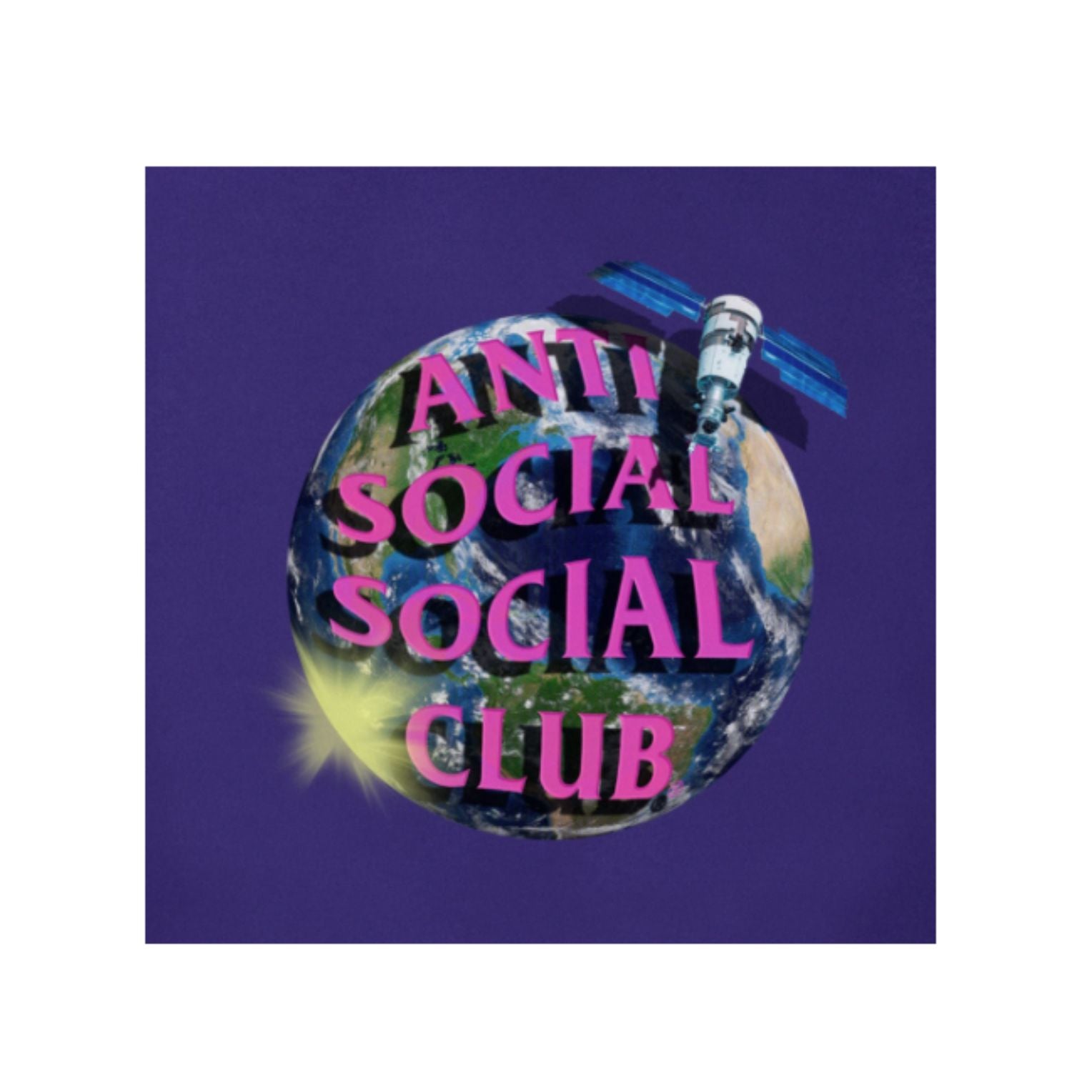 Anti Social Social Club Worldwide HoodiePurple