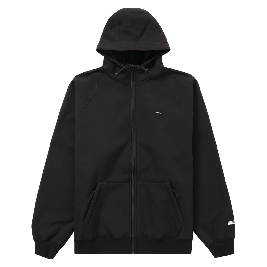 Supreme WINDSTOPPER Zip Up Hooded Sweatshirt (FW21) Black