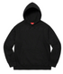 Supreme Raised Embroidery Hooded Sweatshirt Black