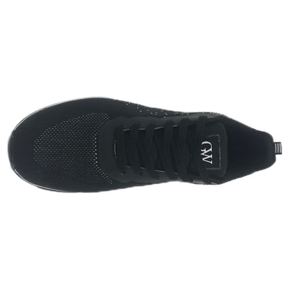 G WEST MENS  SPLATTER LACE UP RUNNING SHOES 