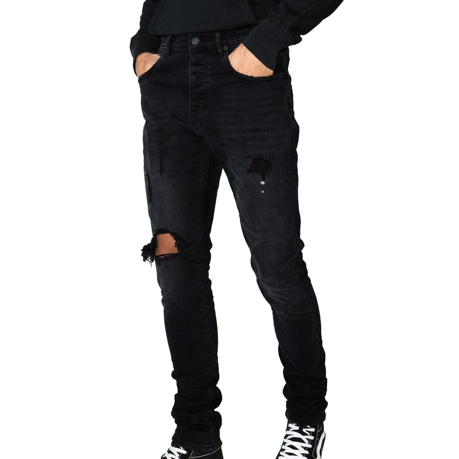 Purple-brand Slim Fit Jeans-low Rise With Slim Leg Mens Style : P002-blr