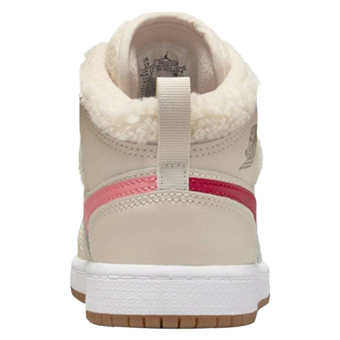 Jordan 1 Mid Fleece Pearl White (PS)