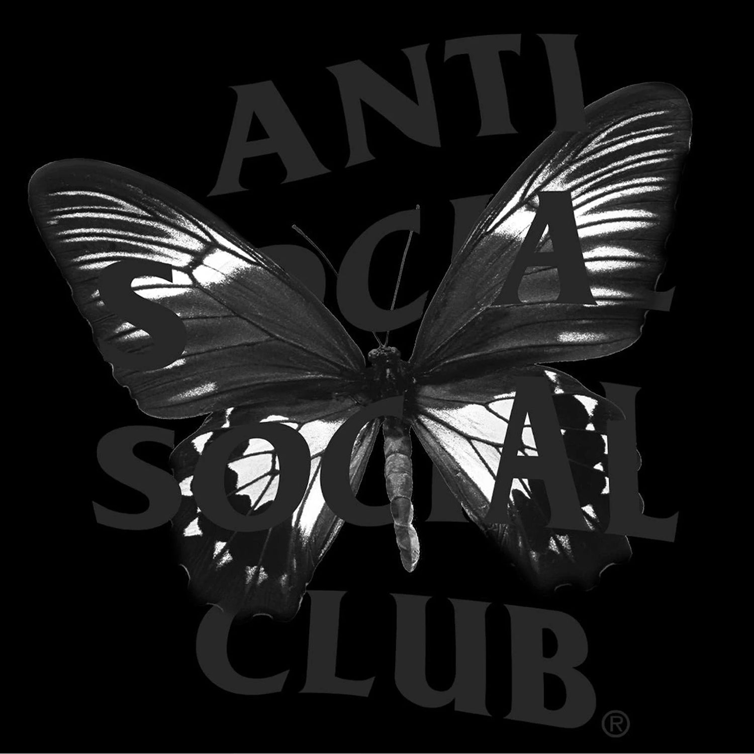 Anti Social Social Club Hidden Sky Hoodie Black