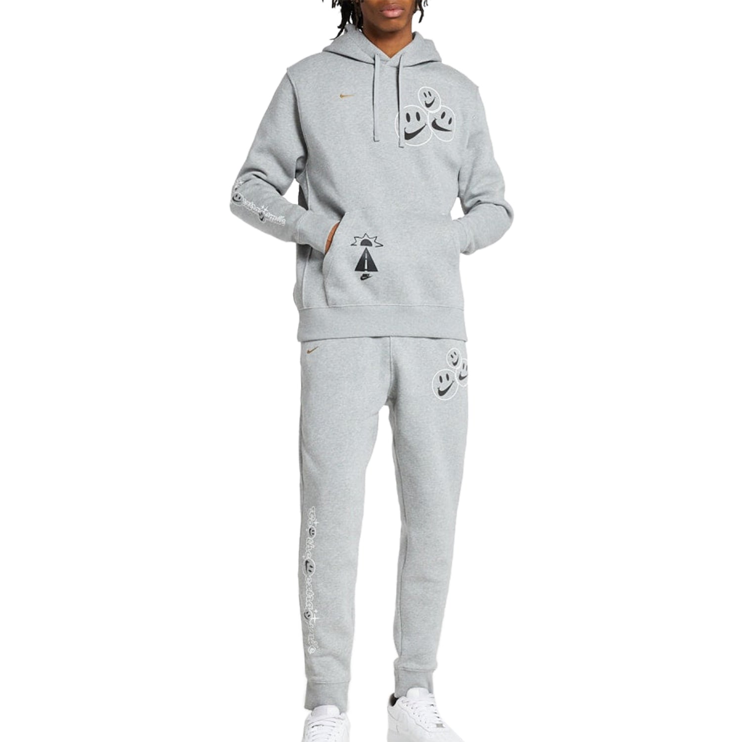 Nike Nsw Club Fleece Smile Pullover Hoodie Mens Style : Dq3520