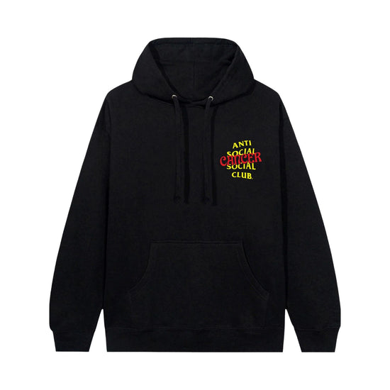 Anti Social Social Club Cancer Hoodie Black