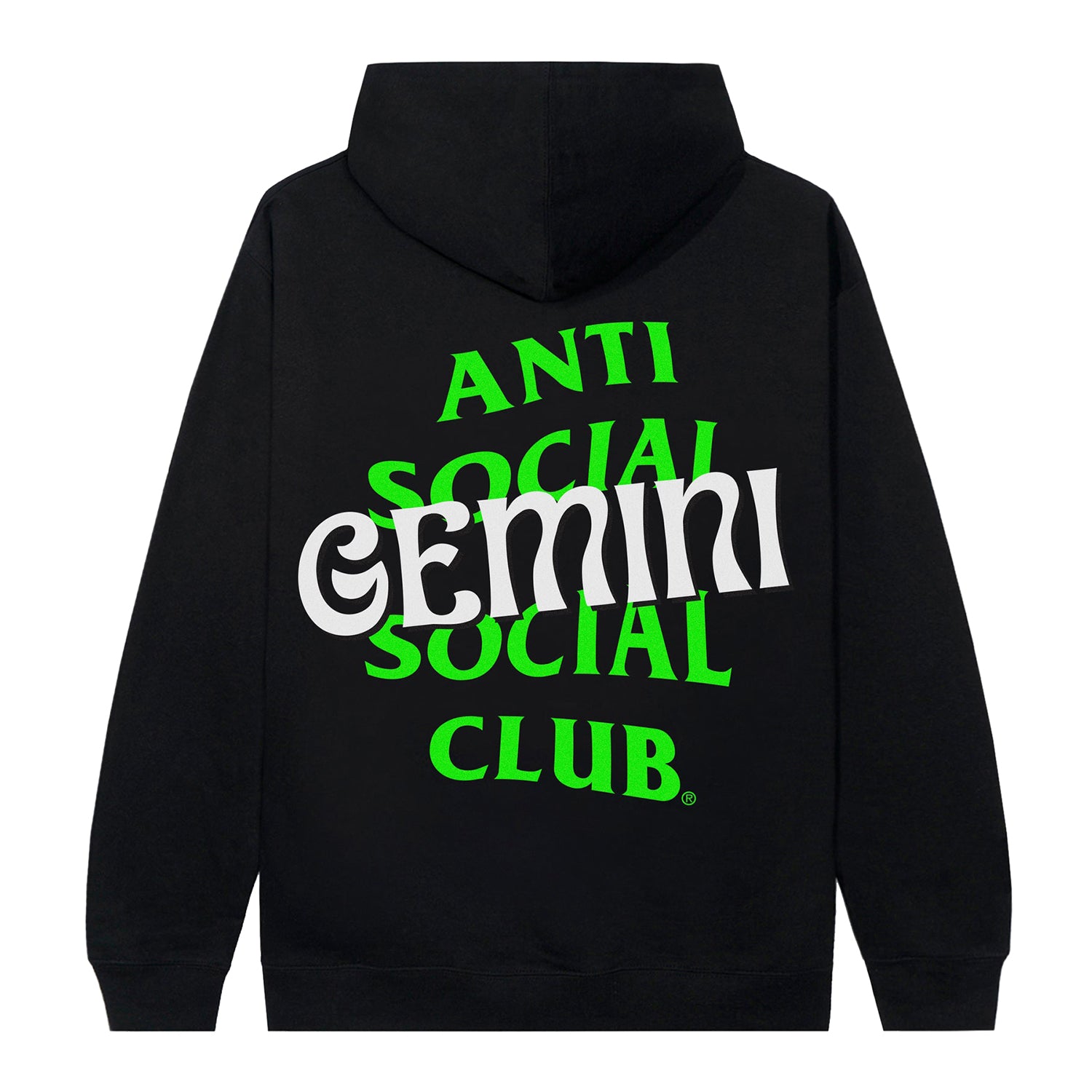 Anti Social Social Club Gemini Hoodie Black