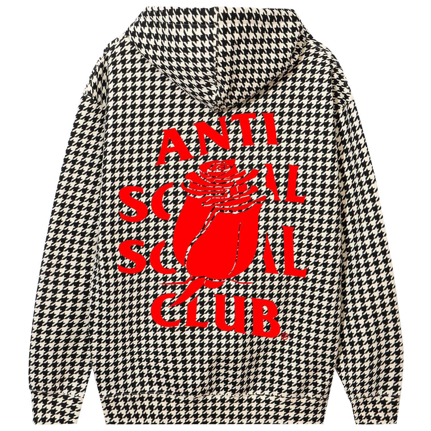 Anti Social Social Club Rose Mary Hoodie Houndstooth