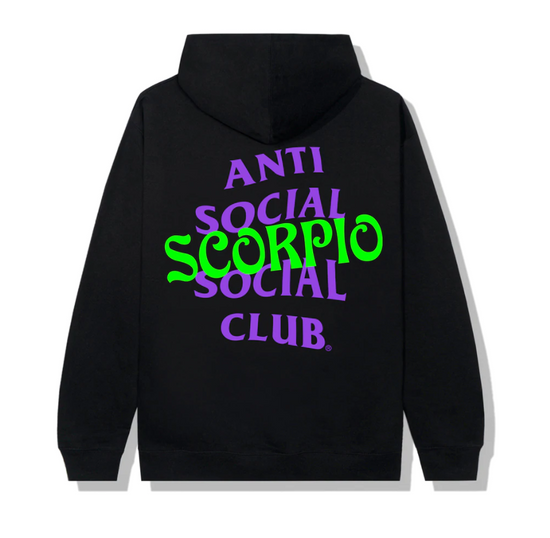 Anti Social Social Club Scorpio Hoodie Black9174411
