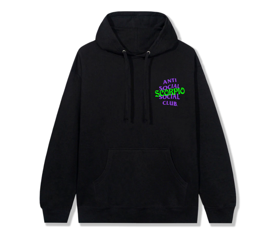 Anti Social Social Club Scorpio Hoodie Black9174411