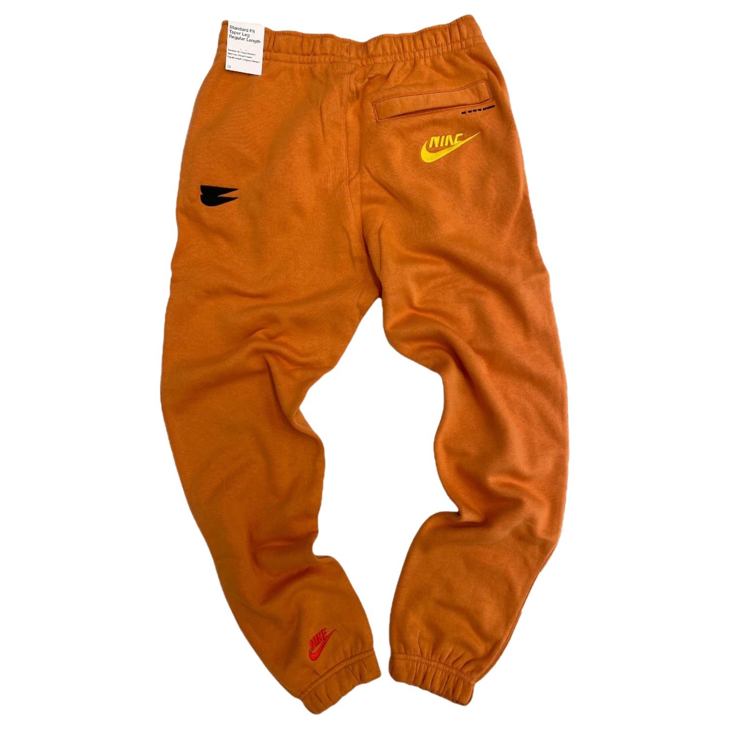 nike sportswear club fleece orange joggers