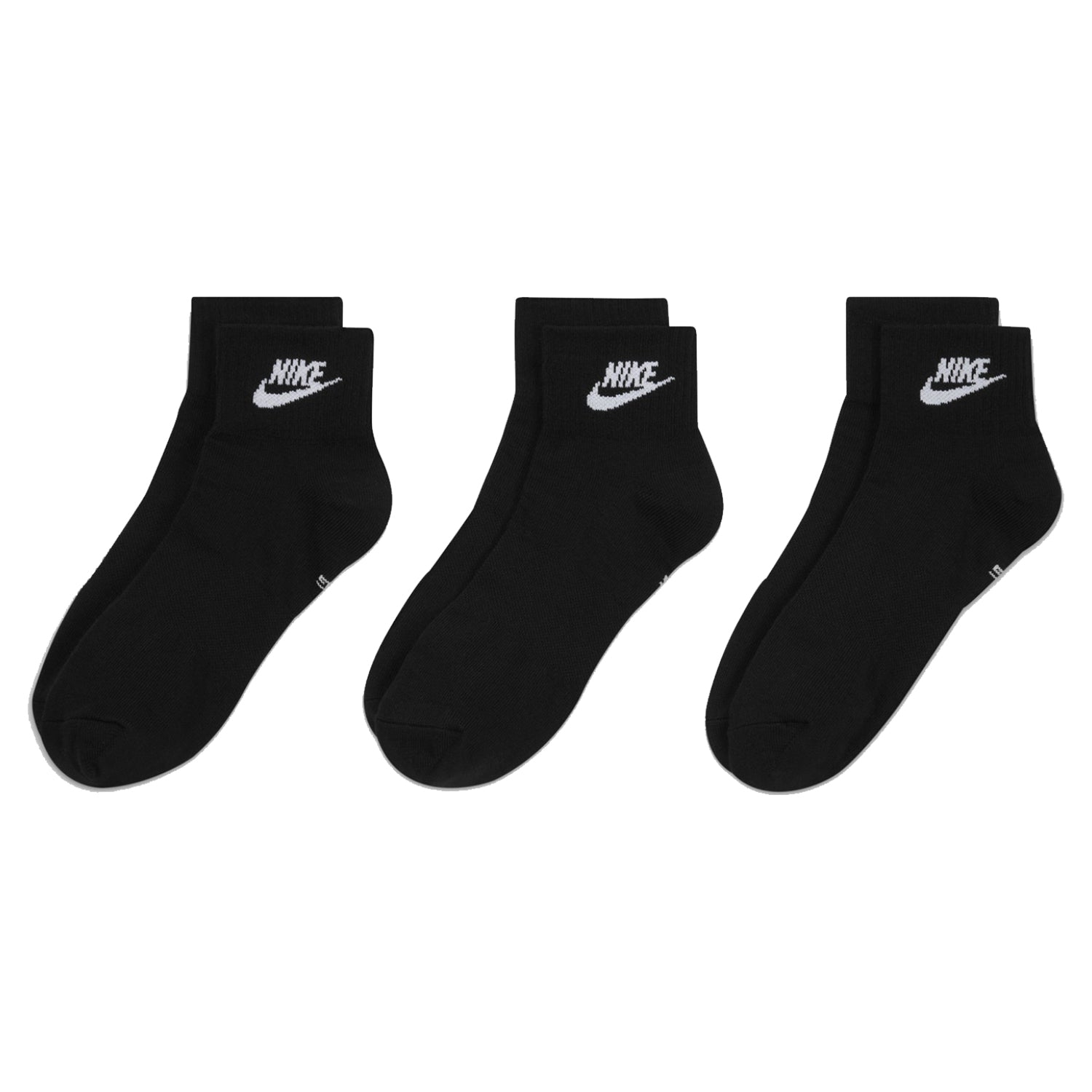 Nike 22  Everyday Essential Ankle Socks - 3 Pack Unisex Style : Dx5074