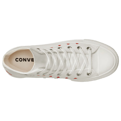 Converse Chuck Taylor All Star Lift Hi White Red (Women&