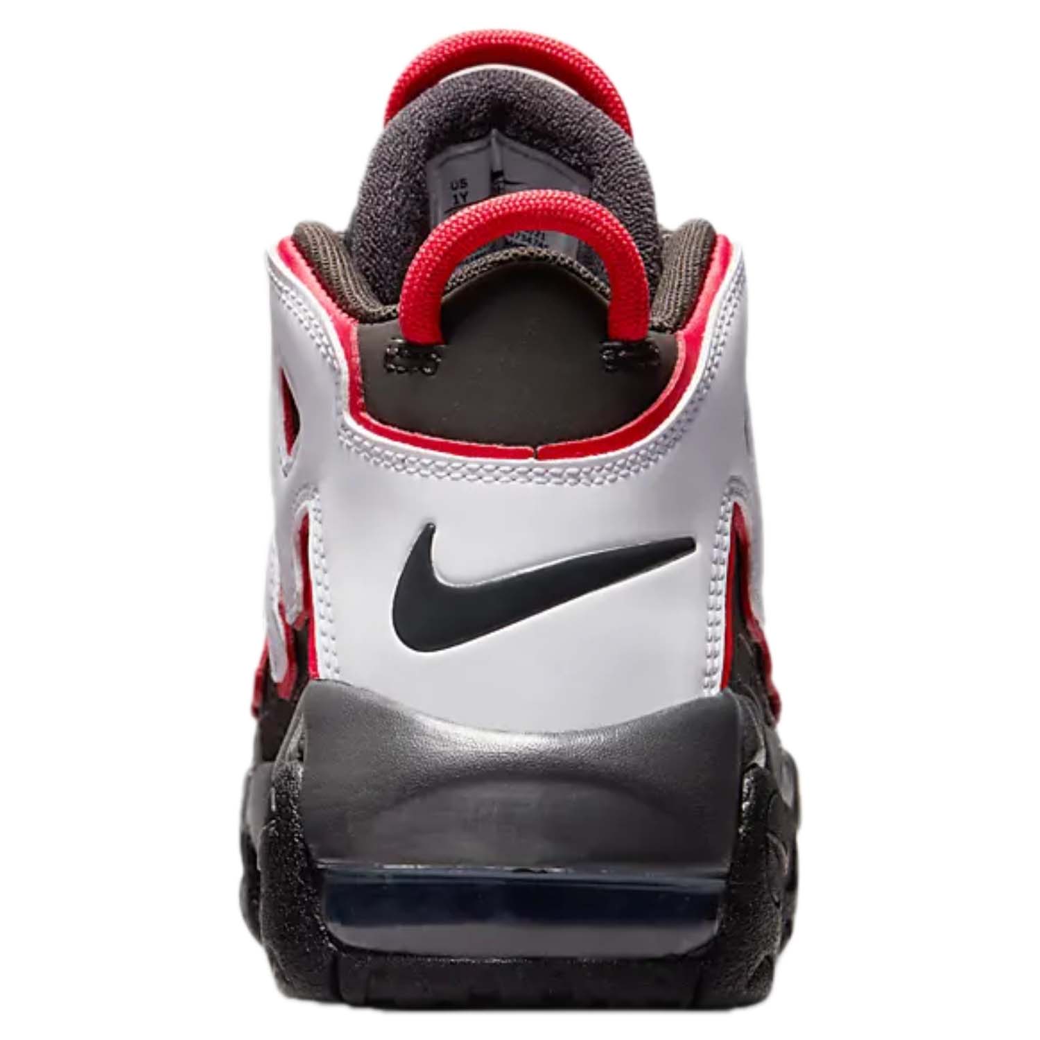 Nike Air More Uptempo Medium Ash Siren Red White (PS)