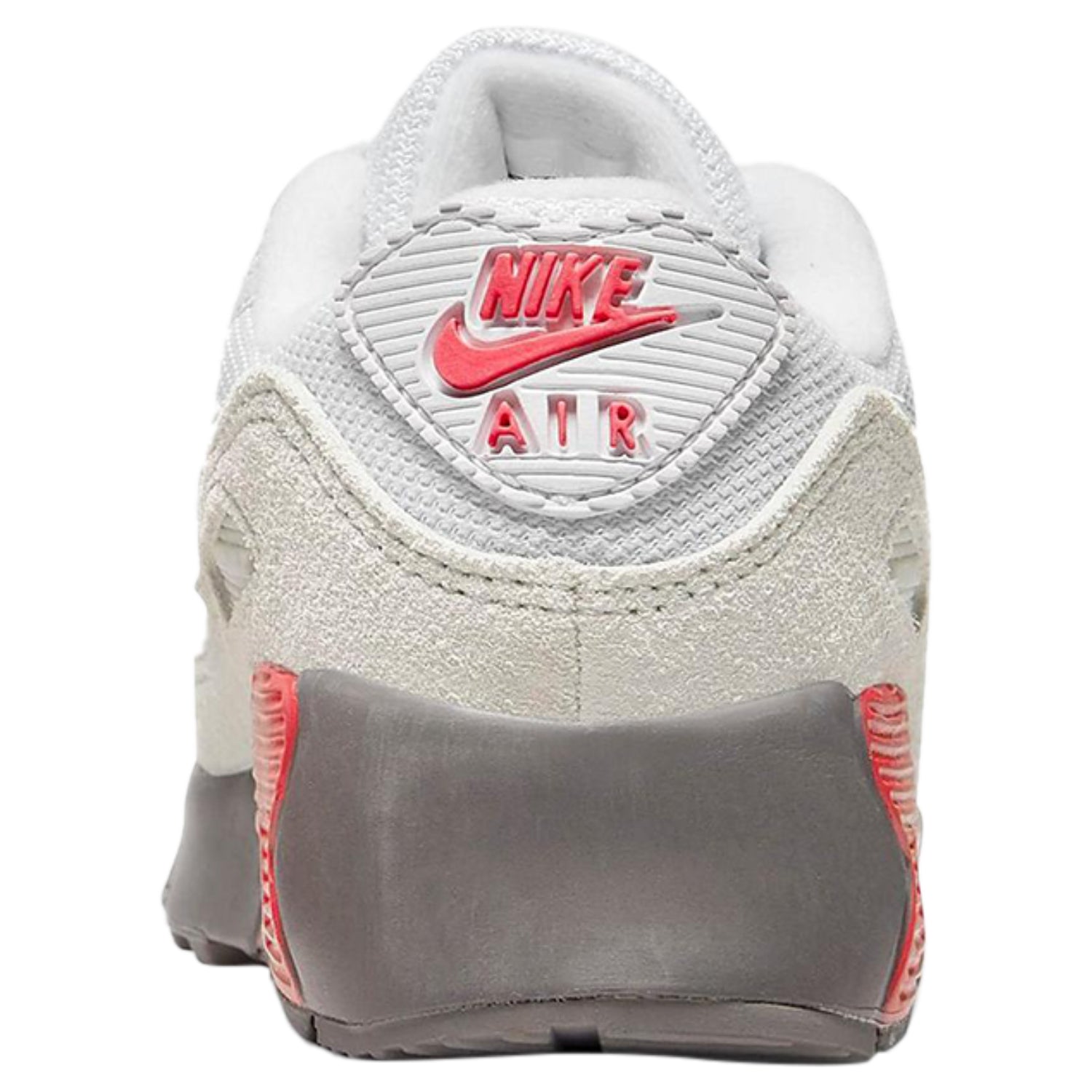 Nike Air Max 90 White Flat Pewter Red (PS)