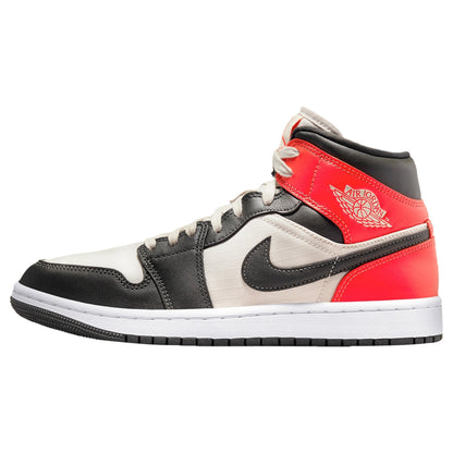 Jordan 1 Mid Newsprint Light Orewood Brown (Women&