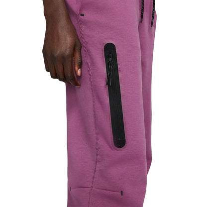 Nike Sportswear Tech Fleece Jogger Pants Light Bordeaux/White
