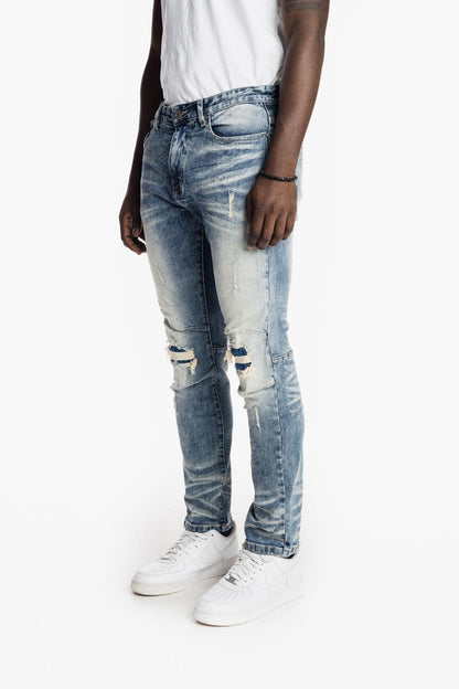 Smoke Rise Rip &amp; Repair Jean Mens Style : Jp21110r1