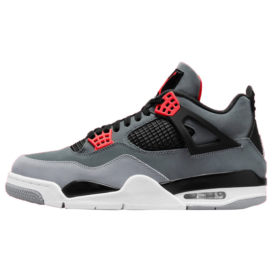 Jordan Air 4 Retro Women's White/Oil Green-Dark Ash AQ9129-103, Lt