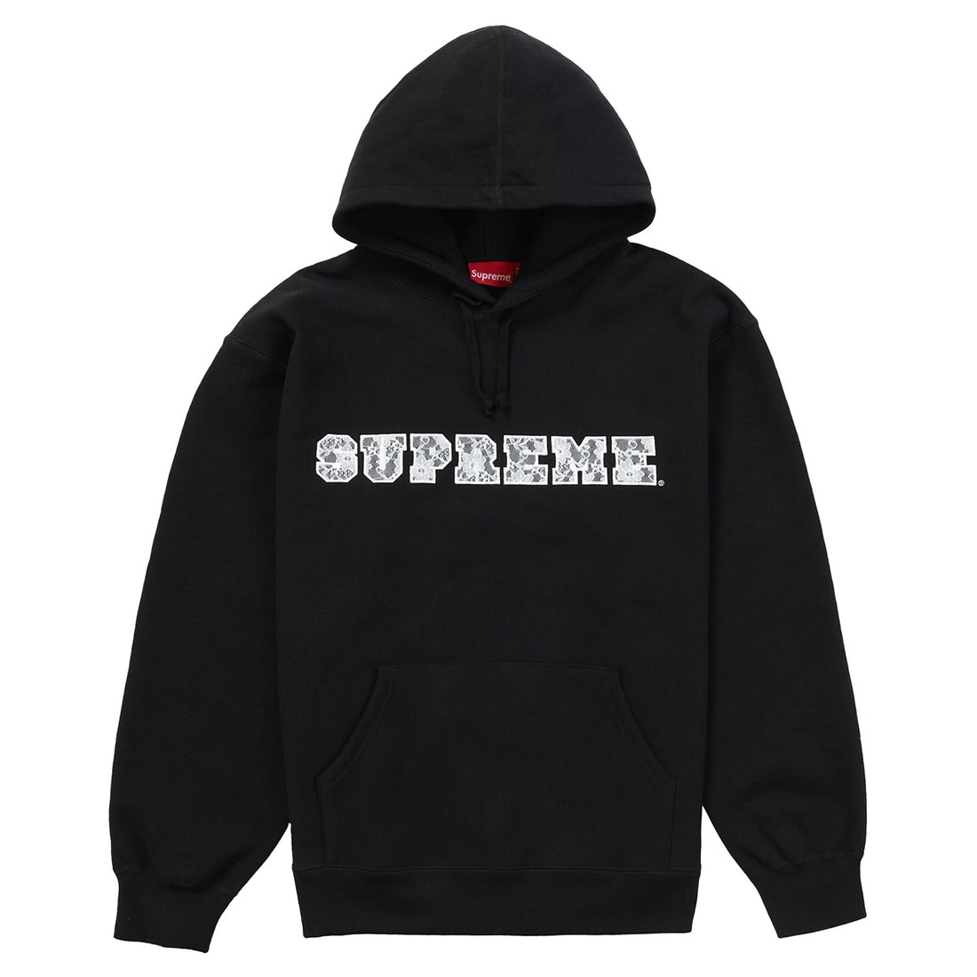 Supreme Lace Hooded Sweatshirt Black