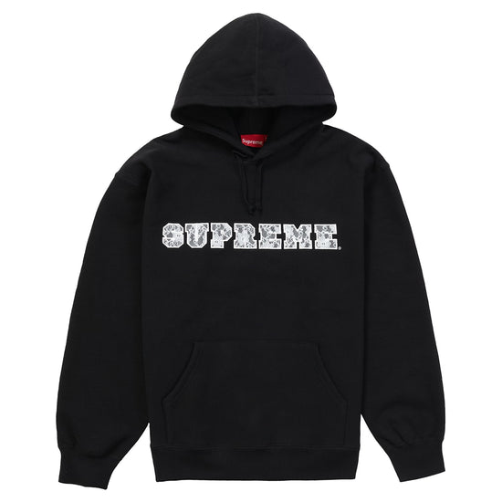 Supreme Lace Hooded Sweatshirt Black