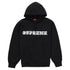 Supreme Lace Hooded Sweatshirt Black