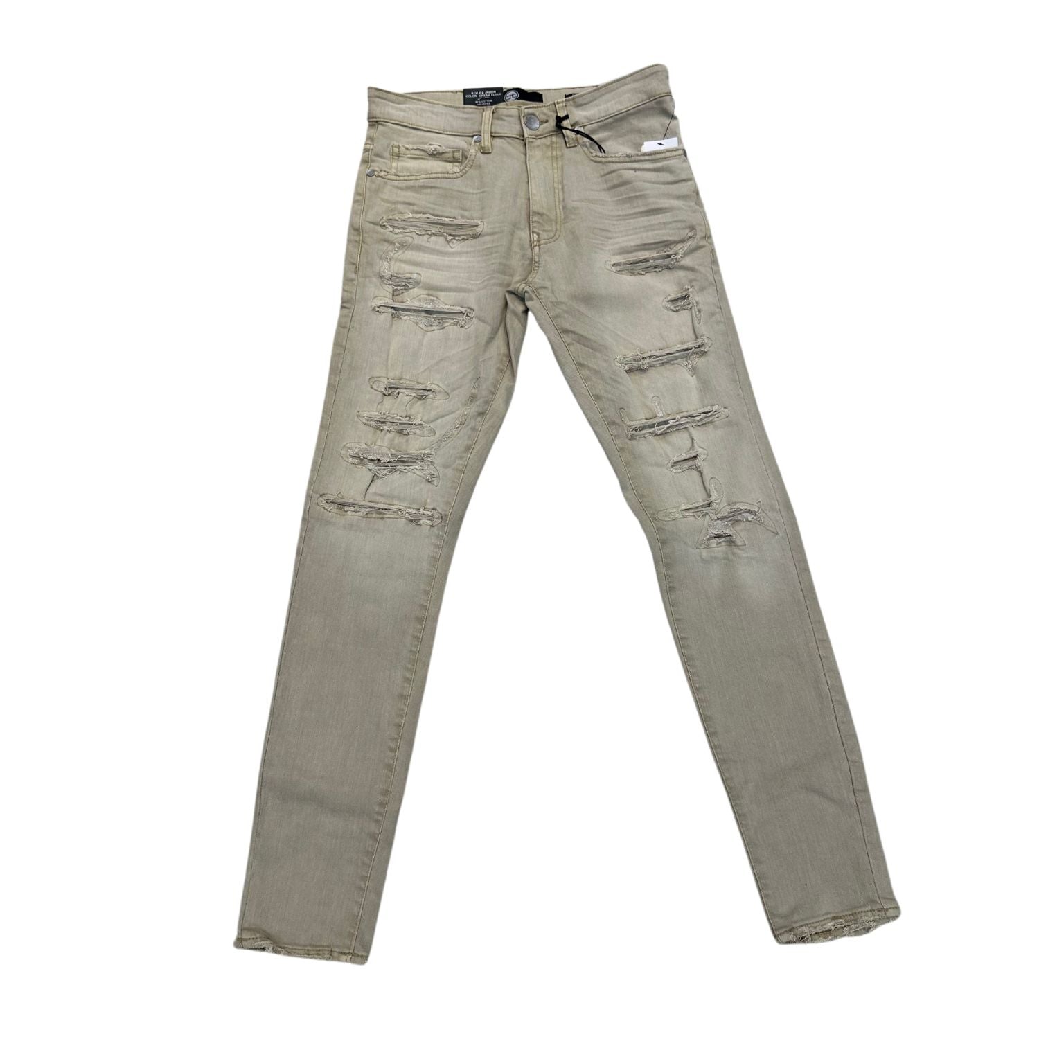 Jordan Craig Ross Fit With Shreds Jeans Mens Style : Jr9502r