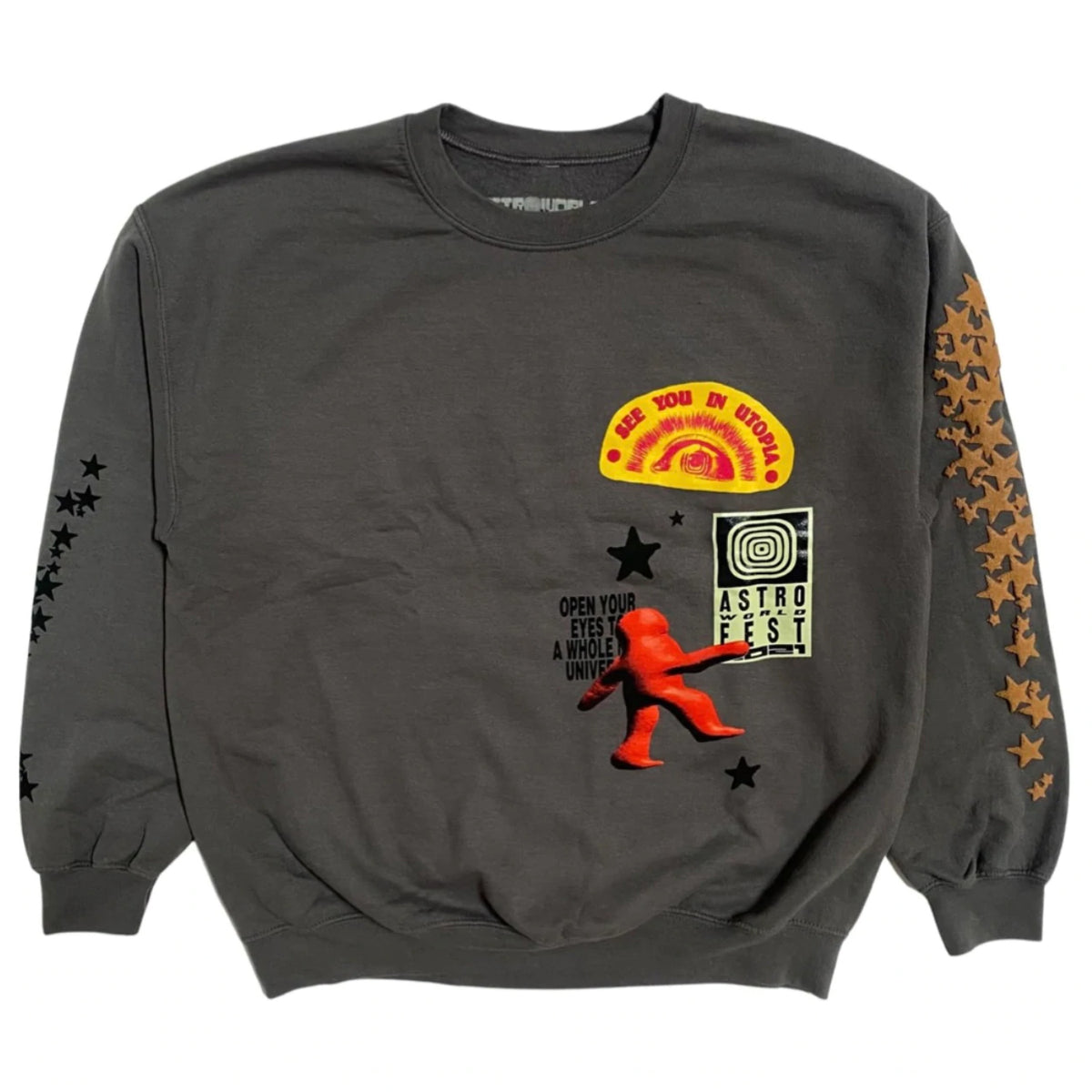 Travis Scott Astrofest 2021 Houston Crewneck Mens Style : Af21-cs20