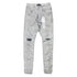 Purple-brand Reverse Front Hem Zip Jeans Mens Style : P002-grfz222