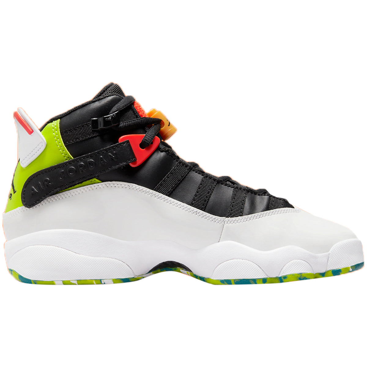Jordan 6 Rings White Neon Green (GS)