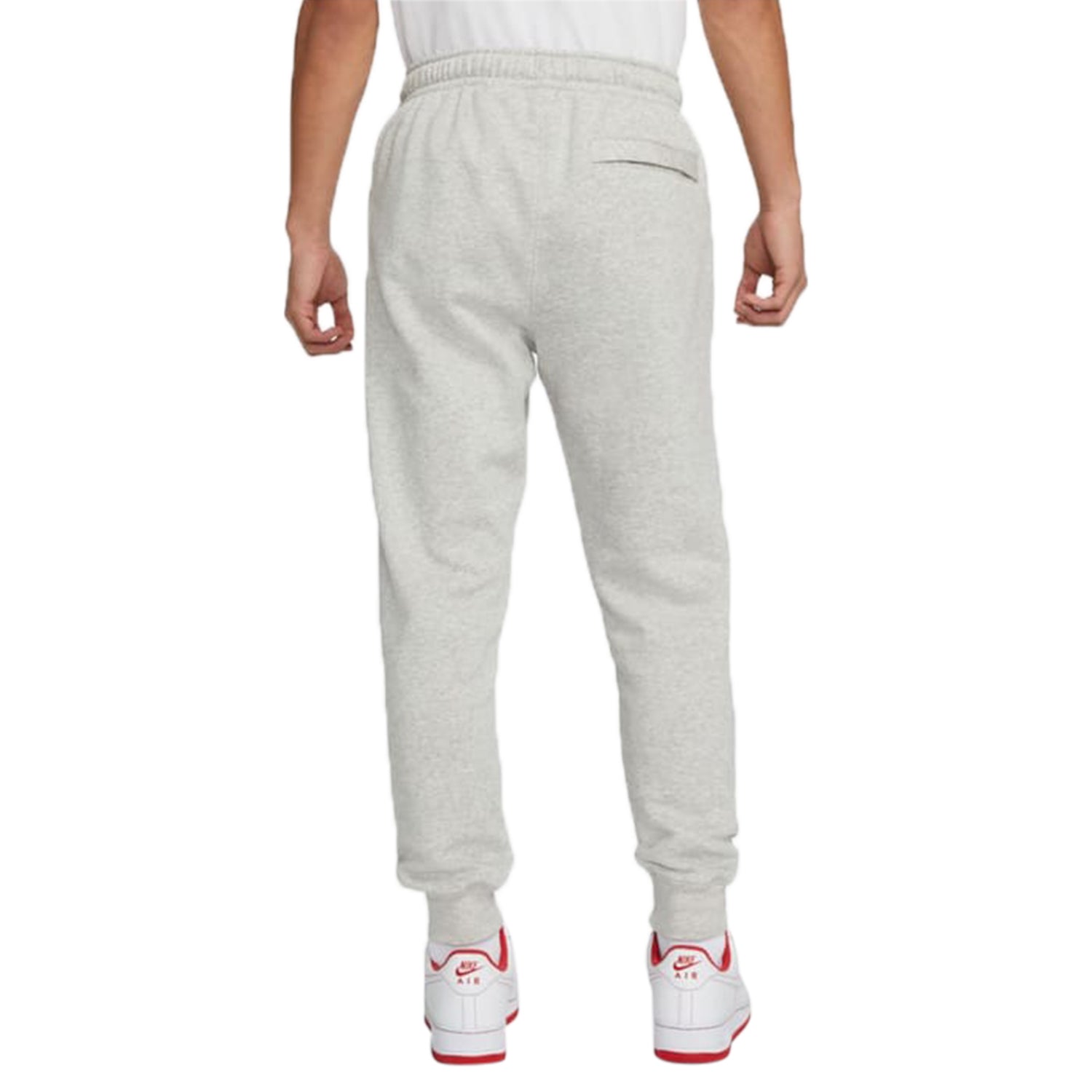 Nike Mens Swoosh Fleece Pants - Grey