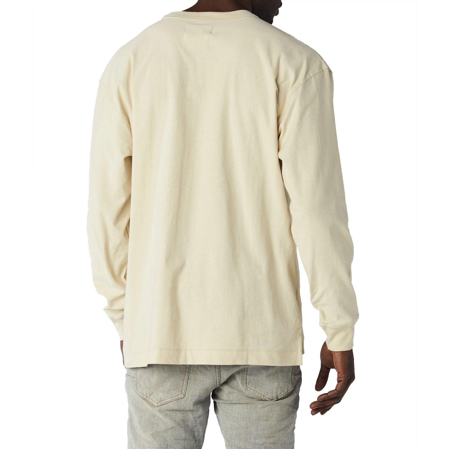 Purple-brand Jersey Stencil Logo L/s Tee Mens Style : P204-jcsl222