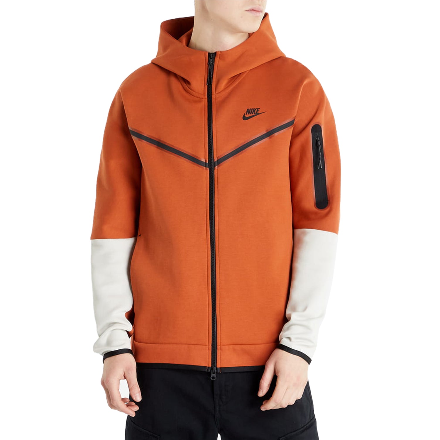 Nike Tech Fleece Hoodie Burnt Sunrise/Light Bone/Black