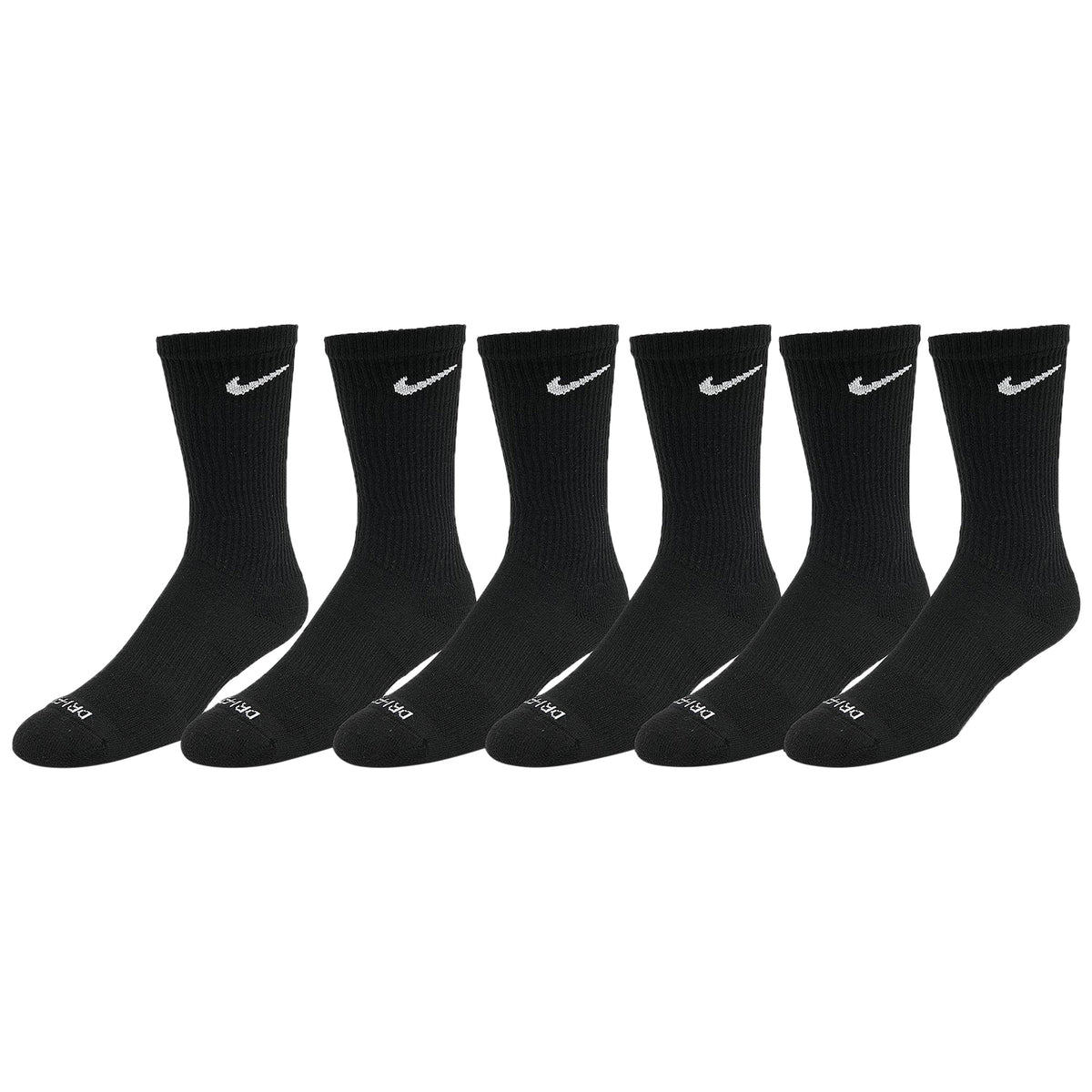 Nike Everyday Plus Cushioned Training Crew Socks 6 Pack Mens Style : Sx6897