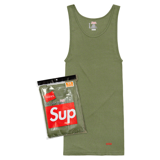 Supreme Hanes Tagless Tank Tops (3pack ) Mens Style : Ss22a42