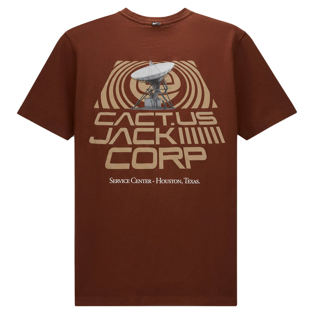 Travis Scott CACT.US CORP x Nike U NRG BH T-shirt Brown