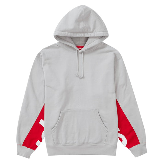 Supreme Cropped Panels Hooded Sweatshirt Grey